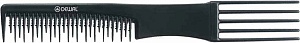 Купить CO-6505 Расческа рабочая DEWAL Эконом для начеса, черная  19 см в Москве по низкой цене Расчёска рабочая DEWAL "Эконом+" для начёса, чёрная 19 см