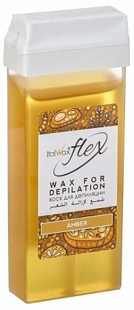 Воск ItalWax Flex в картридже 100 мл Янтарь 