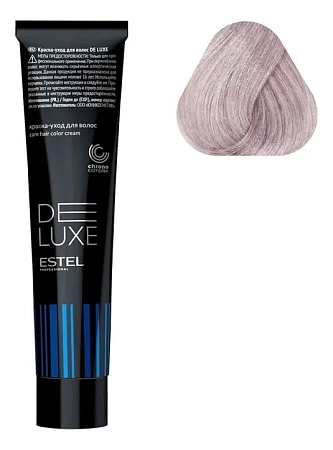 ESTEL De Luxe краска-уход для волос, 10/15 светлый блондин пепельно-красный, 60 мл 