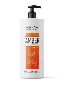Купить Шампунь AMBER SHINE ORGANIC для восстановления EPICA 1000мл в Москве по низкой цене Шампунь AMBER SHINE ORGANIC для восстановления волос EPICA 1000 мл