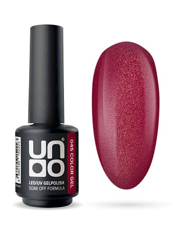 Гель-лак Uno 045 Гранат - Pomegranate, 8 мл 