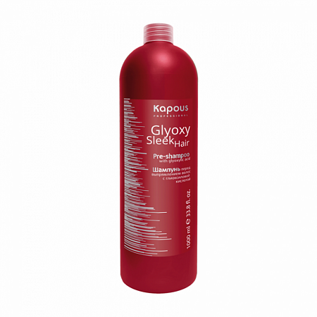 Шампунь перед выпрямлением с глиоксиловой кислотой &quot;GlyoxySleek Hair&quot; 1000 мл