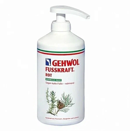 Красный бальзам для сухой кожи ног GEHWOL 500 мл 