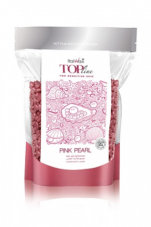 Воск горячий плёночный ITALWAX Top Line Pink Pearl (Розовый жемчуг) гранулы 750 гр