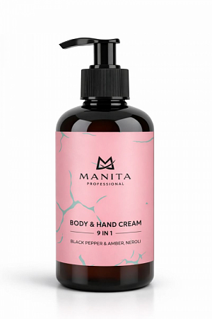 Крем для рук и тела MANITA BLACK PEPPER, AMBER, NEROLI 300 мл 