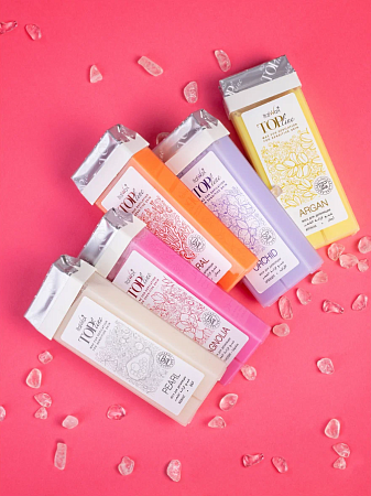 Воск ItalWax Top Line в картридже 100 мл Коралл 