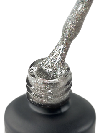 Гель-лак Uno 315 Голограммное серебро - Holographic silver, 8 мл. 