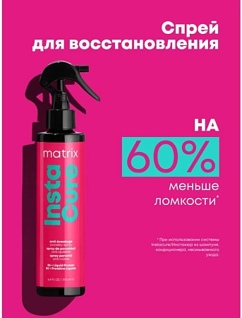 Спрей-уход MATRIX INSTACURE с жидким протеином и провитамином B5 190 мл