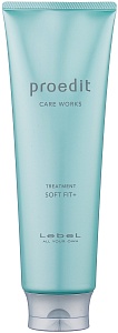 Маска LEBEL увлажняющая для волос PROEDIT HAIR TREATMENT SOFT FIT 250 мл Маска LEBEL увлажняющая для волос PROEDIT HAIR TREATMENT SOFT FIT 250 мл