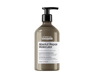 L'Oreal Professionnel Шампунь Absolut Repair Molecular 500 мл.  L'Oreal Professionnel Шампунь Absolut Repair Molecular 500 мл.