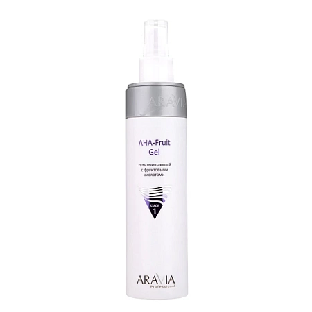 Гель очищающий ARAVIA с фруктовыми кислотами AHA - Fruit Gel, 250 мл 