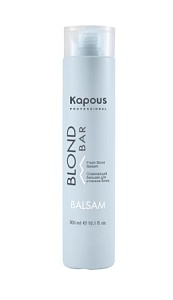 Купить 1670 Бальзам освежающий с антижелтым эфф. Blond Bar  300 мл в Москве по низкой цене Kapous Professional Освежающий бальзам для волос с антижелтым эффектом Blond Bar, 300 мл