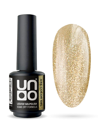 Гель-лак Uno 048 Золотой - Gold, 8 мл 