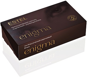 Купить Краска для бровей и ресниц ESTEL Professional ENIGMA тон классический коричневый EN/4   в Москве по низкой цене! Доставка по всей России Краска для бровей и ресниц классическая коричневая ESTEL Professional ENIGMA