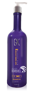 Купить 00229  Серебрянный шампунь 710мл GKhair в Москве по низкой цене Серебряный шампунь Gkhair Silver bombshell 710 мл