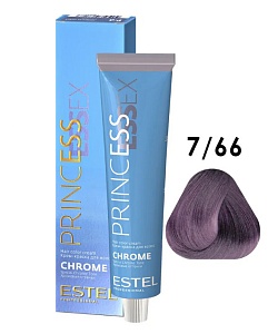 ESTEL Princess Essex Chrome крем-краска для волос, 7/66 русый фиолетовый интенсивный, 60 мл ESTEL Princess Essex Chrome крем-краска для волос, 7/66 русый фиолетовый интенсивный, 60 мл