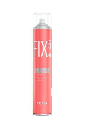 Лак-спрей для волос экстрасильной фиксации TEFIA FIX-5 500 мл 