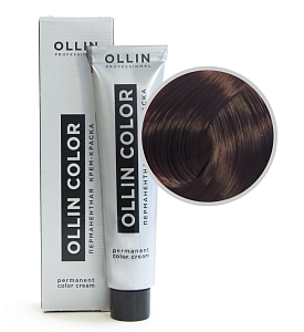 Купить OLLIN COLOR  4/5 шатен махагоновый 60мл Перманентная крем-краска для волос в Москве по низкой цене Перманентная крем-краска для волос OLLIN COLOR 4/5 шатен махагоновый 60 мл