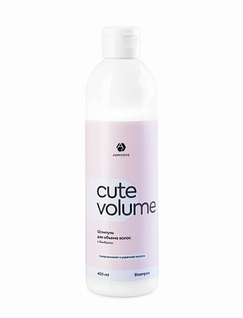 Шампунь для волос ADRICOCO CUTE VOLUME с бамбуком 400 мл 