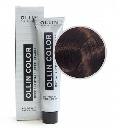 4/5 Ollin Color Крем-краска для волос, шатен махагоновый, 60 мл