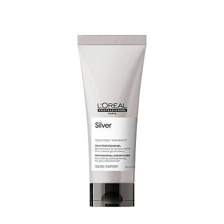 L`oreal Professional Кондиционер SILVER для нейтрализации желтизны осветленных и седых волос 200 мл. 
