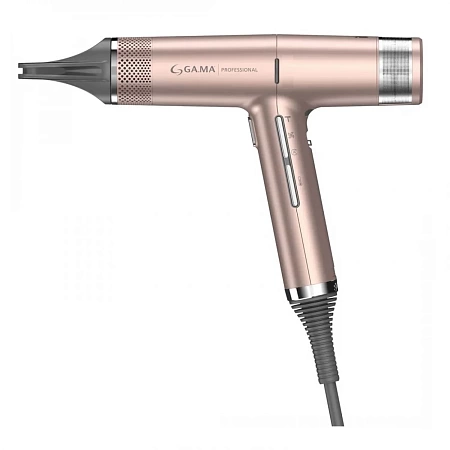 Фен для волос Gama IQ2 Perfetto Rose Gold бесщёточный мотор (BLDC) 