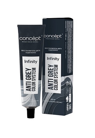 Восстановитель цвета седых волос с пептидами Concept Infinity Шатен 100 мл 