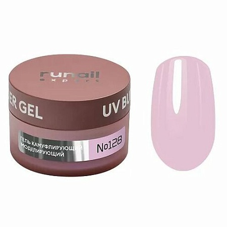 Гель моделирующий RuNail UV BUILDER GEL EXPERT  128 15гр банка 