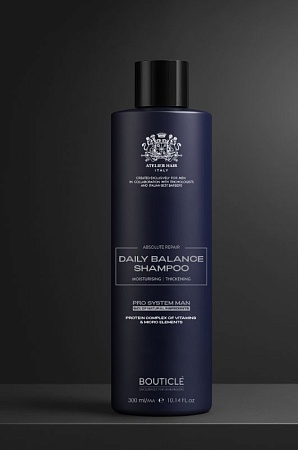 BOUTICLE Шампунь-баланс для ежедневного применения для мужчин DAILY BALANCING SHAMPOO FOR MEN, 300 мл 