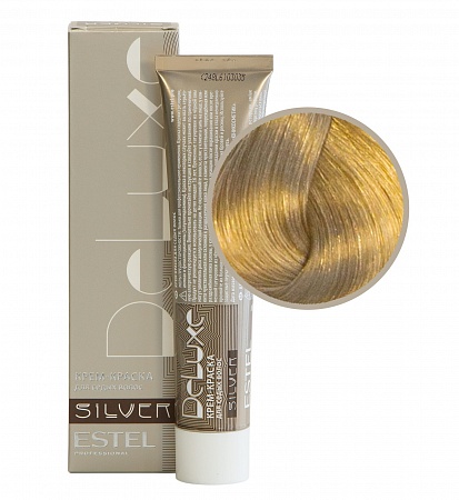 ESTEL De Luxe Silver краска-уход для волос, 9/31 блондин золотисто-пепельный, 60 мл