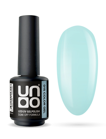 Гель-лак Uno 015 Голубое небо - Blue Sky, 8 мл 