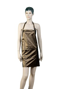 Купить BC01K Фартук мастера DEWAL для окрашивания Бронза полиэстер 70x63см в Москве по низкой цене Фартук мастера для окрашивания DEWAL "Бронза" BC01K 70 x 63 см