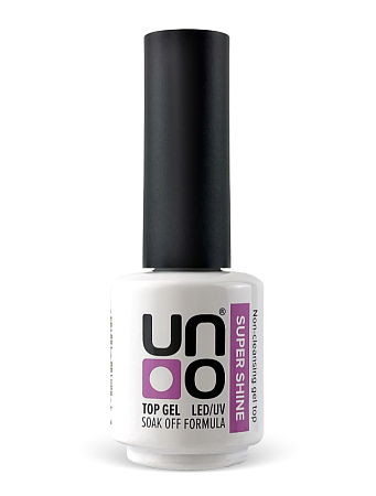 Верхнее покрытие для гель-лака UNO SUPER SHINE без липкого слоя 16 мл 