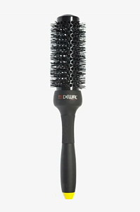 Термобрашинг DEWAL pro BANANA black, керамика, нейлоновая щетина d 43*58 мм  Термобрашинг DEWAL pro BANANA black, керамика, нейлоновая щетина d 43*58 мм