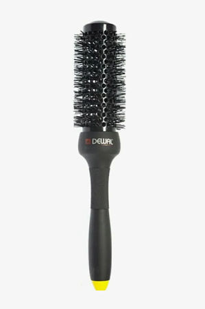 Термобрашинг DEWAL pro BANANA black, керамика, нейлоновая щетина d 43*58 мм 