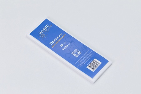 Полоски для депиляции White Line 7*20 спанбонд 80гр/м2 20 шт 