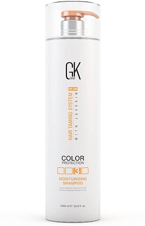 Увлажняющий шампунь GKhair Moisturizing Shampoo Color Protection 1000 мл 