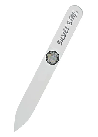 Silver Star Пилка стеклянная, прозрачная, 9 см 