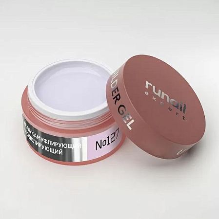 Гель моделирующий RuNail UV BUILDER GEL EXPERT  127 15гр банка 