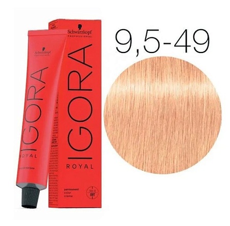 Перманентный крем-краситель IGORA ROYAL 9,5-49 60 мл 