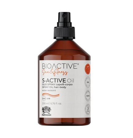 Спрей-масло для волос и тела SPF 15 BIOACTIVE SUN 200 мл 
