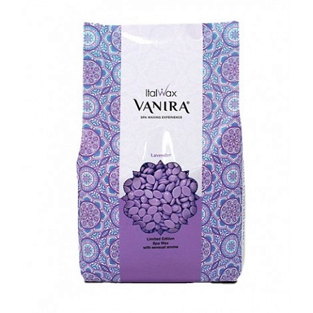 Воск полимерный плёночный ItalWax Vanira Лаванда 1 кг 