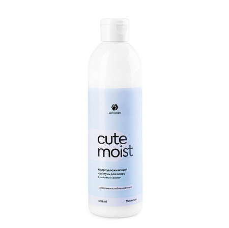 Ультраувлажняющий шампунь ADRICOCO CUTE MOIST с кокосовым молоком 400 мл 