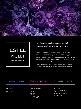Набор дуэт компаньонов ESTEL VIOLET (шампунь 250 мл + бальзам восстановление 200 мл) 