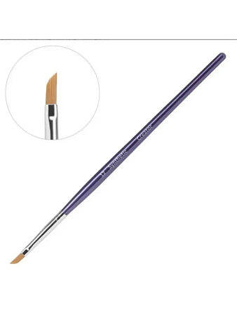 Кисть CREATOR Synthetic "скошенная" для бровей 12 