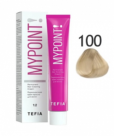 Tefia Mypoint Крем-краска для волос тон 100 Специальный блондин натуральный, 60 мл