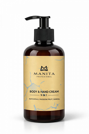 Крем для рук и тела MANITA PATCHOULI, PASSION FRUIT, SANDAL, 300 мл 