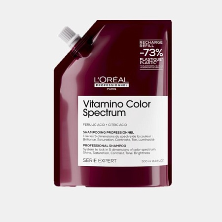 Шампунь для окрашенных волос L`oreal Expert Vitamino Color Spectrum 500 мл. дой-пак 