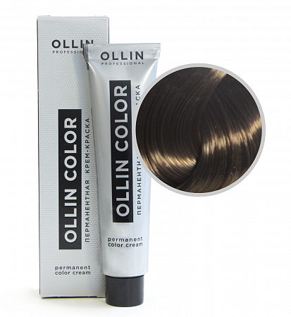 6/71 Ollin Color Крем-краска для волос, темно-русый коричнево-пепельный, 60 мл