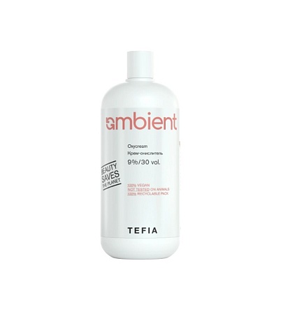 Tefia Крем-окислитель для окрашивания волос Ambient 9% / 30 vol., 900 мл 